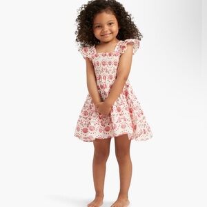 Girls Tiny Ellie Nap Dress- Mermaid 3/4